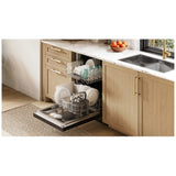 Bosch 100 Series SHE2ADF6N Dishwasher, 24 inch Exterior Width, 52 dB Decibel Level, Full Console, Stainless Interior, 5 Wash Cycles, 12 Capacity (Place Settings), 2 Loading Racks, Wifi Enabled, Black colour