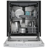 Bosch 300 Series SHE3ADF5N Dishwasher, 24 inch Exterior Width, 50 dB Decibel Level, Full Console, Stainless Interior, 5 Wash Cycles, 12 Capacity (Place Settings), 3 Loading Racks, Wifi Enabled, Stainless Steel colour