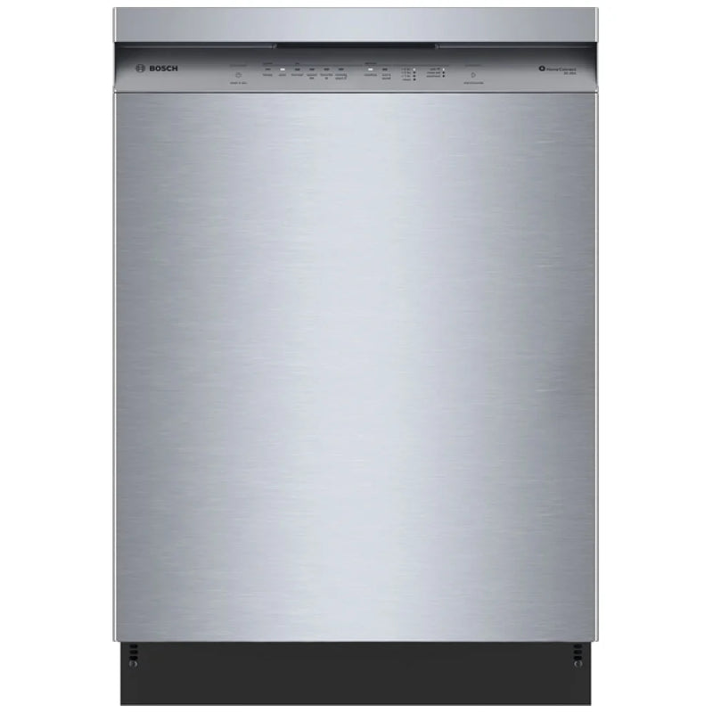 Bosch 300 Series SHE3ADF5N Dishwasher, 24 inch Exterior Width, 50 dB Decibel Level, Full Console, Stainless Interior, 5 Wash Cycles, 12 Capacity (Place Settings), 3 Loading Racks, Wifi Enabled, Stainless Steel colour