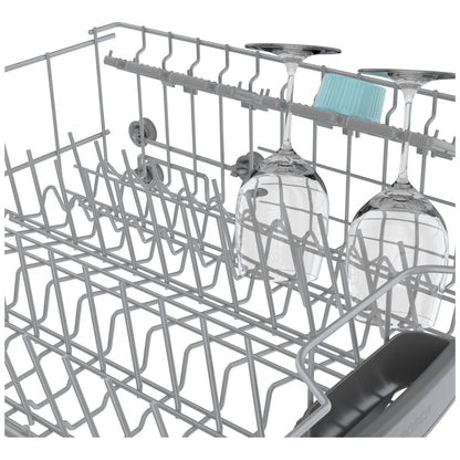 Bosch 100 Series Dishwasher, 24" Brushed Steel Anti-Fingerprint SHE3AEE5N