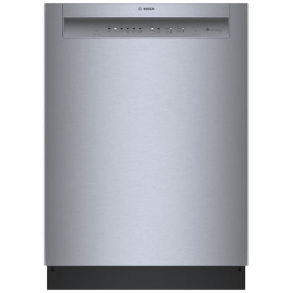 Bosch 100 Series Dishwasher, 24" Brushed Steel Anti-Fingerprint SHE3AEE5N