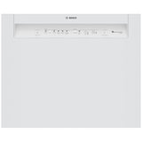 Bosch 100 Series SHE3AEM2N Dishwasher, 24 inch Exterior Width, 50 dB Decibel Level, Full Console, Stainless Interior, 8 Wash Cycles, 14 Capacity (Place Settings), 2 Loading Racks, Wifi Enabled, White colour