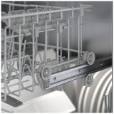 Bosch 100 Series SHE3AEM6N Dishwasher, 24 inch Exterior Width, 50 dB Decibel Level, Full Console, Stainless Interior, 8 Wash Cycles, 14 Capacity (Place Settings), 2 Loading Racks, Wifi Enabled, Black colour