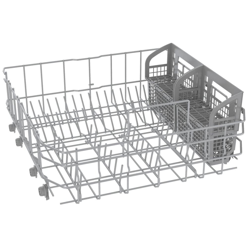 Bosch 100 Series SHE41CM2N Dishwasher, 24 inch Exterior Width, 48 dB Decibel Level, Full Console, Stainless Steel (Interior), 8 Wash Cycles, 12 Capacity (Place Settings), Wifi Enabled, White colour