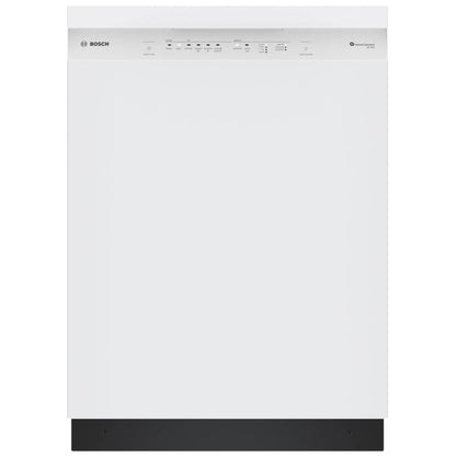 Bosch 100 Series SHE41CM2N Dishwasher, 24 inch Exterior Width, 48 dB Decibel Level, Full Console, Stainless Steel (Interior), 8 Wash Cycles, 12 Capacity (Place Settings), Wifi Enabled, White colour