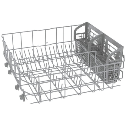 Bosch SHE41CM5N Dishwasher, 24 inch Exterior Width, 48 dB Decibel Level, Full Console, Stainless Steel (Interior), 8 Wash Cycles, 12 Capacity (Place Settings)