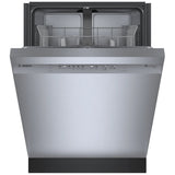 Bosch 100 Series SHE41CM5N Dishwasher, 24 inch Exterior Width, 48 dB Decibel Level, Full Console, Stainless Interior, 8 Wash Cycles, 12 Capacity (Place Settings), 2 Loading Racks, Wifi Enabled, Stainless Steel colour