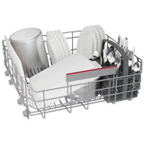Bosch 100 Series SHE41D75UC Dishwasher, 24 inch Exterior Width, 48 dB Decibel Level, Full Console, Stainless Interior, 5 Wash Cycles, 13 Capacity (Place Settings), 2 Loading Racks, Wifi Enabled, Stainless Steel colour