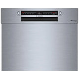 Bosch 100 Series SHE41D75UC Dishwasher, 24 inch Exterior Width, 48 dB Decibel Level, Full Console, Stainless Interior, 5 Wash Cycles, 13 Capacity (Place Settings), 2 Loading Racks, Wifi Enabled, Stainless Steel colour