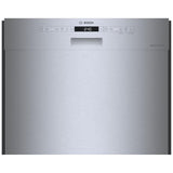 Bosch 300 Series SHE53B75UC Dishwasher, 24 inch Exterior Width, 46 dB Decibel Level, Full Console, Stainless Interior, 6 Wash Cycles, 15 Capacity (Place Settings), 3 Loading Racks, Wifi Enabled, Stainless Steel colour
