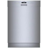 Bosch 300 Series SHE53B75UC Dishwasher, 24 inch Exterior Width, 46 dB Decibel Level, Full Console, Stainless Interior, 6 Wash Cycles, 15 Capacity (Place Settings), 3 Loading Racks, Wifi Enabled, Stainless Steel colour
