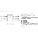 Bosch 300 Series SHE53B75UC Dishwasher, 24 inch Exterior Width, 46 dB Decibel Level, Full Console, Stainless Interior, 6 Wash Cycles, 15 Capacity (Place Settings), 3 Loading Racks, Wifi Enabled, Stainless Steel colour