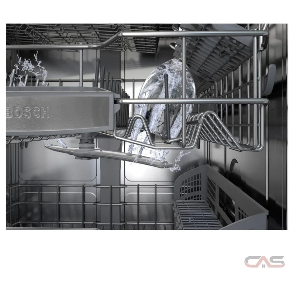 Bosch 300 Series Dishwasher, 24'' Stainless Steel SHE53B75UC