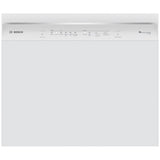 Bosch 300 Series SHE53C82N Dishwasher, 24 inch Exterior Width, 46 dB Decibel Level, Full Console, Stainless Interior, 8 Wash Cycles, 16 Capacity (Place Settings), 3 Loading Racks, Wifi Enabled, White colour