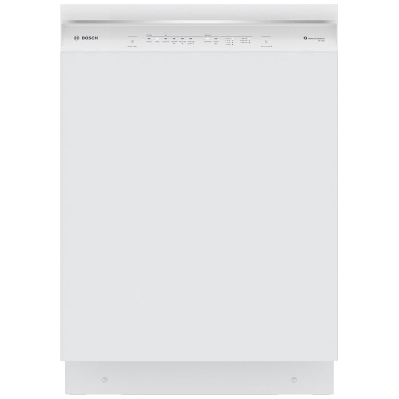 Bosch 300 Series SHE53C82N Dishwasher, 24 inch Exterior Width, 46 dB Decibel Level, Full Console, Stainless Interior, 8 Wash Cycles, 16 Capacity (Place Settings), 3 Loading Racks, Wifi Enabled, White colour