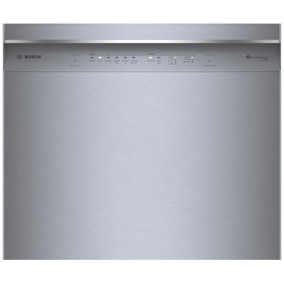 Bosch 300 Series Dishwasher, 24" Brushed Steel Anti-Fingerprint SHE53C85N