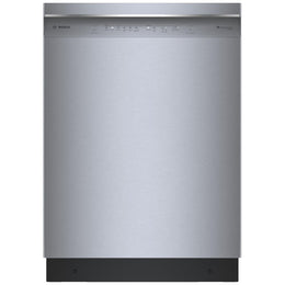 Bosch 300 Series SHE53C85N Dishwasher, 24 inch Exterior Width, 46 dB Decibel Level, Full Console, Stainless Interior, 8 Wash Cycles, 16 Capacity (Place Settings), 3 Loading Racks, Wifi Enabled, Stainless Steel colour