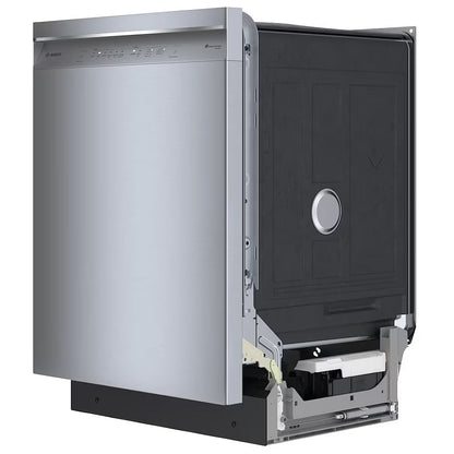 Bosch 300 Series Dishwasher, 24" Brushed Steel Anti-Fingerprint SHE53C85N