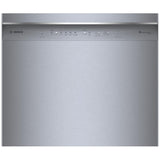 Bosch 300 Series Dishwasher, 24" Brushed Steel Anti-Fingerprint SHE53CE5N
