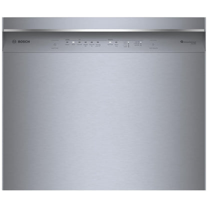 Bosch 300 Series Dishwasher, 24" Brushed Steel Anti-Fingerprint SHE53CE5N