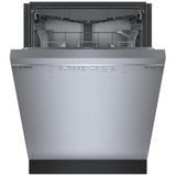 Bosch 300 Series Dishwasher, 24" Brushed Steel Anti-Fingerprint SHE53CE5N