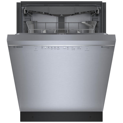Bosch 300 Series Dishwasher, 24" Brushed Steel Anti-Fingerprint SHE53CE5N