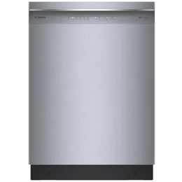 Bosch 300 Series Dishwasher, 24" Brushed Steel Anti-Fingerprint SHE53CE5N