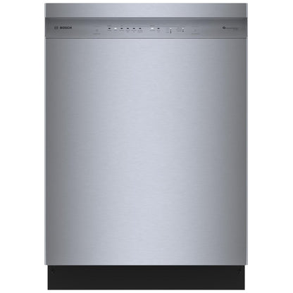 Bosch 100 Series 24" Dishwasher, SHE5AE75N, Brushed Steel Anti-Fingerprint, WiFi Enabled