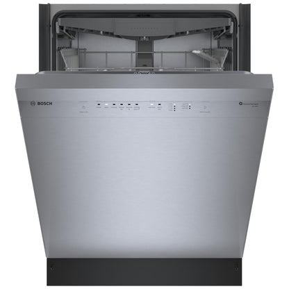 Bosch 100 Series 24" Dishwasher, SHE5AE75N, Brushed Steel Anti-Fingerprint, WiFi Enabled