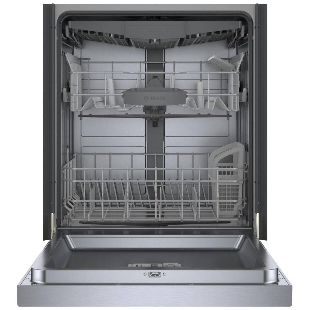 Bosch 100 Series 24" Dishwasher, SHE5AE75N, Brushed Steel Anti-Fingerprint, WiFi Enabled