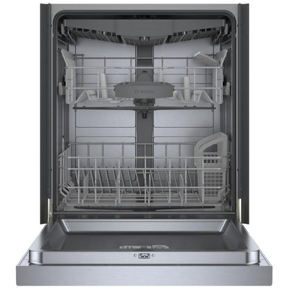 Bosch 100 Series 24" Dishwasher, SHE5AE75N, Brushed Steel Anti-Fingerprint, WiFi Enabled