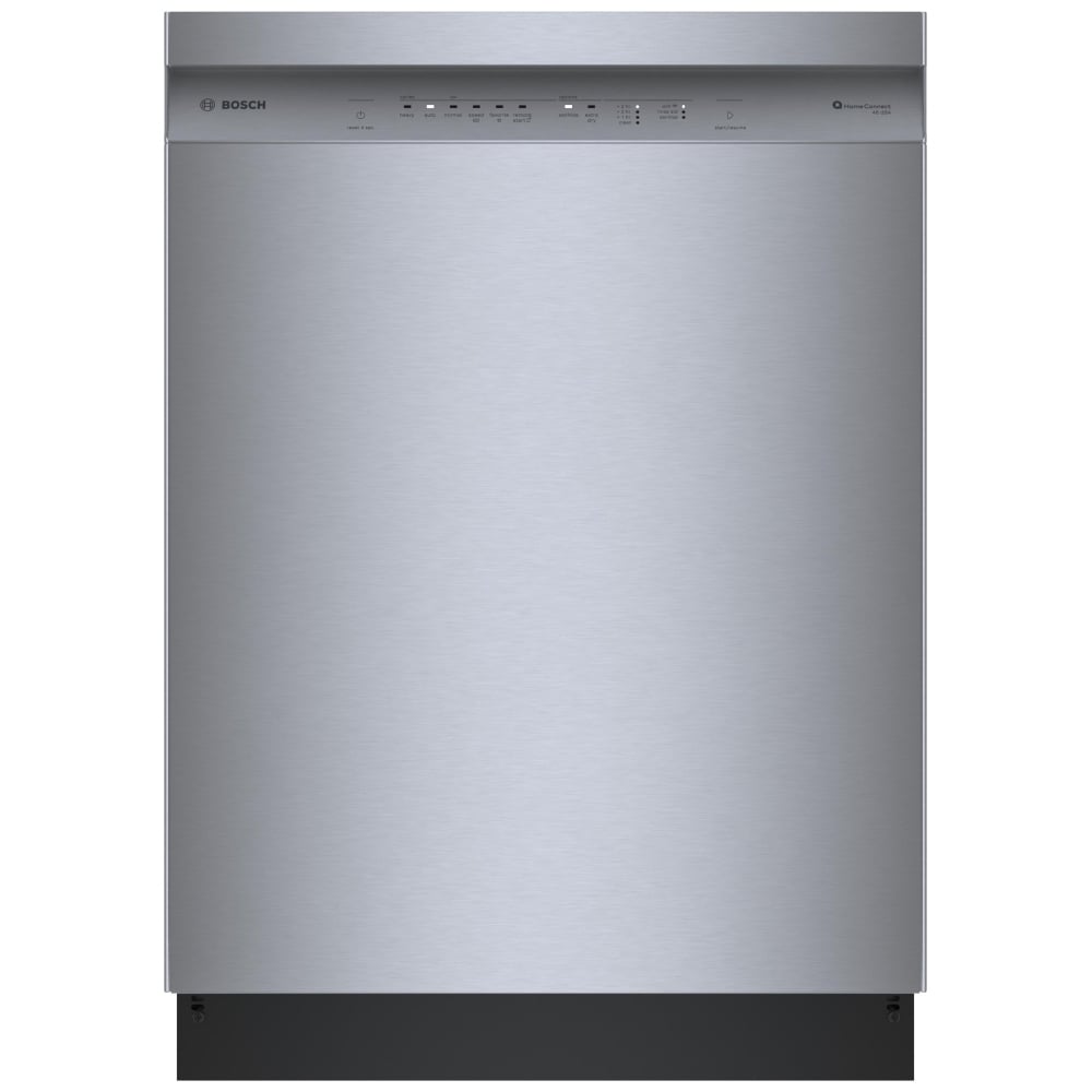 Bosch 100 Series 24" Dishwasher, SHE5AE75N, Brushed Steel Anti-Fingerprint, WiFi Enabled