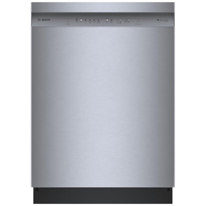 Bosch 100 Series 24" Dishwasher, SHE5AE75N, Brushed Steel Anti-Fingerprint, WiFi Enabled