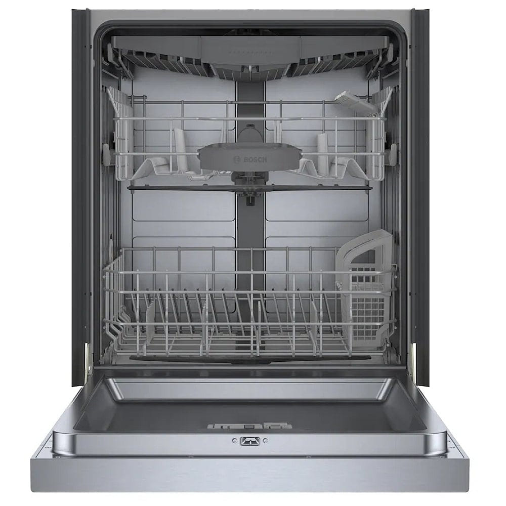 Bosch 100 Series 24" Dishwasher, SHE5AE75N, Brushed Steel Anti-Fingerprint, WiFi Enabled