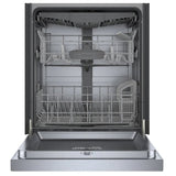 Bosch 100 Series SHE5AE75N Dishwasher, 24 inch Exterior Width, 46 dB Decibel Level, Full Console, Stainless Interior, 8 Wash Cycles, 15 Capacity (Place Settings), 3 Loading Racks, Wifi Enabled, Stainless Steel colour