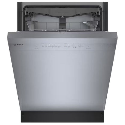 Bosch 100 Series 24" Dishwasher, SHE5AE75N, Brushed Steel Anti-Fingerprint, WiFi Enabled