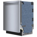 Bosch 100 Series SHE5AE75N Dishwasher, 24 inch Exterior Width, 46 dB Decibel Level, Full Console, Stainless Interior, 8 Wash Cycles, 15 Capacity (Place Settings), 3 Loading Racks, Wifi Enabled, Stainless Steel colour