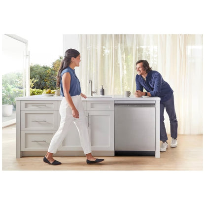 Bosch 100 Series 24" Dishwasher, SHE5AE75N, Brushed Steel Anti-Fingerprint, WiFi Enabled
