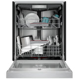 Bosch 800 Series SHE78D75UC Dishwasher, 24 inch Exterior Width, 42 dB Decibel Level, Full Console, Stainless Interior, 5 Wash Cycles, 15 Capacity (Place Settings), 3 Loading Racks, Wifi Enabled, Stainless Steel colour