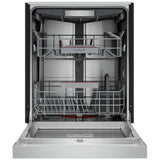 Bosch 800 Series SHE78D75UC Dishwasher, 24 inch Exterior Width, 42 dB Decibel Level, Full Console, Stainless Interior, 5 Wash Cycles, 15 Capacity (Place Settings), 3 Loading Racks, Wifi Enabled, Stainless Steel colour