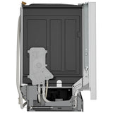 Bosch SHP53EM2N Dishwasher, 24 inch Exterior Width, 46 dB Decibel Level, Fully Integrated, Stainless Interior, 5 Wash Cycles, 15 Capacity (Place Settings), 3 Loading Racks, Wifi Enabled, White colour