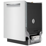 Bosch SHP53EM2N Dishwasher, 24 inch Exterior Width, 46 dB Decibel Level, Fully Integrated, Stainless Interior, 5 Wash Cycles, 15 Capacity (Place Settings), 3 Loading Racks, Wifi Enabled, White colour
