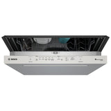 Bosch 300 Series SHP53EM5N Dishwasher, 24 inch Exterior Width, 46 dB Decibel Level, Fully Integrated, Stainless Interior, 5 Wash Cycles, 15 Capacity (Place Settings), 3 Loading Racks, Wifi Enabled, Stainless Steel colour