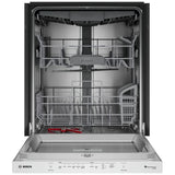 Bosch 300 Series SHP53EM5N Dishwasher, 24 inch Exterior Width, 46 dB Decibel Level, Fully Integrated, Stainless Interior, 5 Wash Cycles, 15 Capacity (Place Settings), 3 Loading Racks, Wifi Enabled, Stainless Steel colour