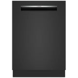 Bosch 300 Series SHP53EM6N Dishwasher, 24 inch Exterior Width, 46 dB Decibel Level, Fully Integrated, Stainless Interior, 5 Wash Cycles, 15 Capacity (Place Settings), 3 Loading Racks, Wifi Enabled, Black colour