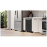 Bosch 300 Series SHP53EM6N Dishwasher, 24 inch Exterior Width, 46 dB Decibel Level, Fully Integrated, Stainless Interior, 5 Wash Cycles, 15 Capacity (Place Settings), 3 Loading Racks, Wifi Enabled, Black colour