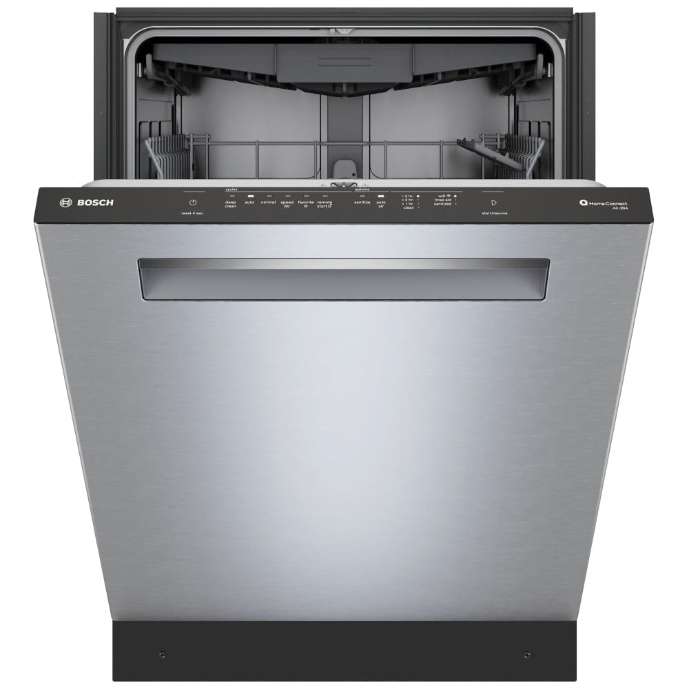Bosch 500 Series Dishwasher, 24 inch Exterior Width, Brushed Steel