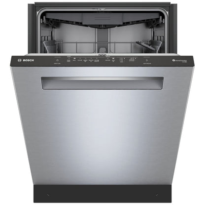 Bosch 500 Series Dishwasher, 24 inch Exterior Width, Brushed Steel