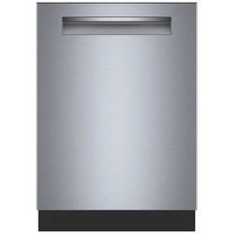 Bosch 500 Series SHP65DM5N Dishwasher, 24 inch Exterior Width, 44 dB Decibel Level, Fully Integrated, Stainless Interior, 5 Wash Cycles, 16 Capacity (Place Settings), 3 Loading Racks, Wifi Enabled, Stainless Steel colour