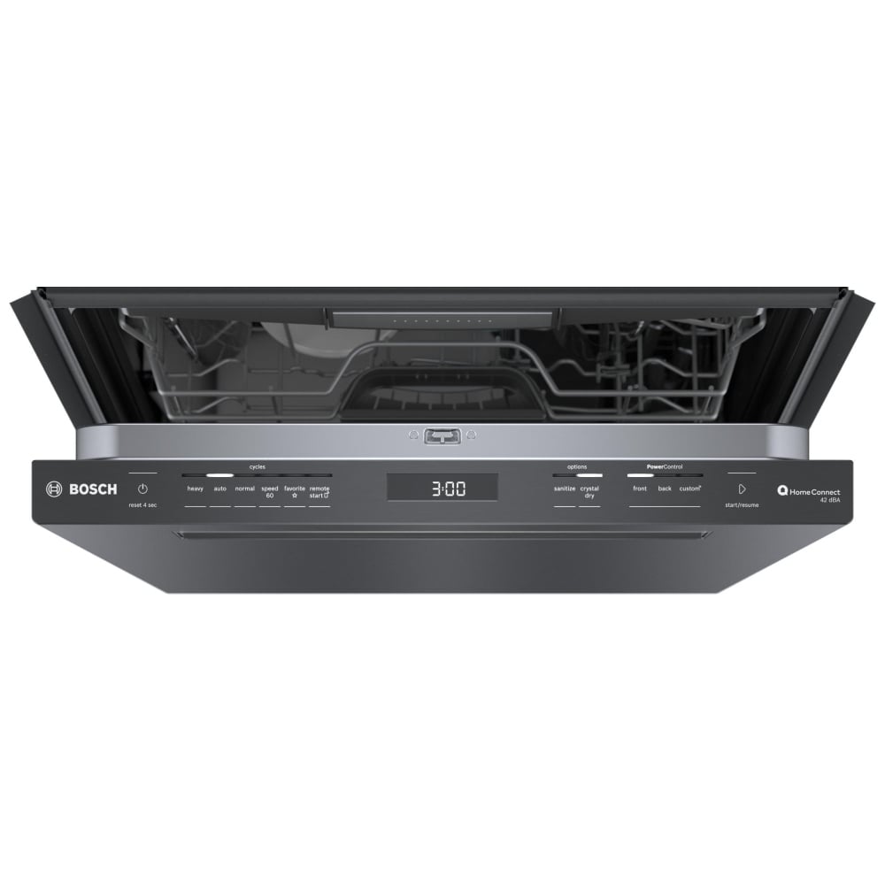 800 Series Dishwasher, 24", Brushed black steel anti-fingerprint SHP78CM4N